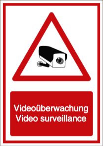 Vorlage: Videoüberwachung - Video surveillance (DE/ENG)