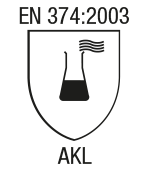 EN 374:2003 AKL