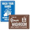 Housekeeping & Handwashing Signs