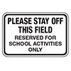 School Facility Signs
