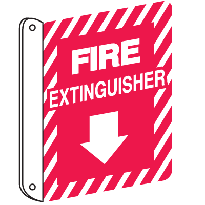 Fire Extinguisher 2-Way View Fire Safety Signs