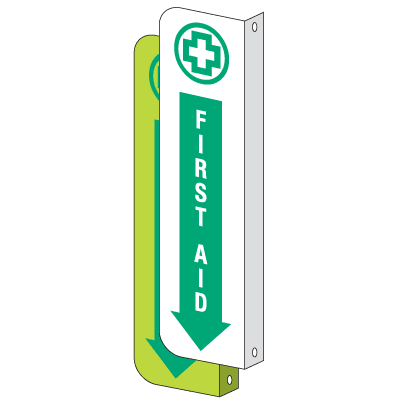 2-Way View First Aid Sign - First Aid