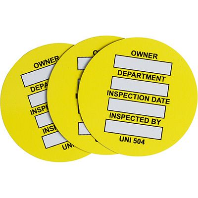 Universal Inspection Tag Inserts