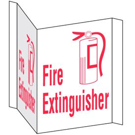 Fire Extinguisher 3-Way View Fire Safety Signs