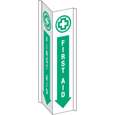 3-Way View First Aid Signs