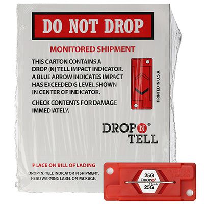 Drop-N-Tell Indicator Shipping Labels-52986