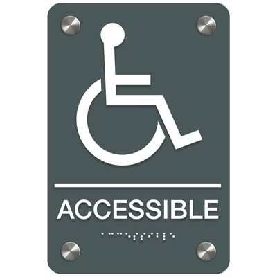 Accessible (Accessibility) - Premium ADA Facility Signs