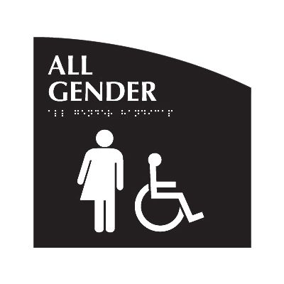 All Gender (Accessibility) - Evolution Restroom Signs