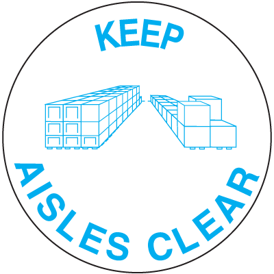 Anti-Slip Safety Floor Markers - Keep Aisles Clear