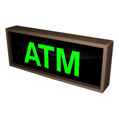 ATM Backlit LED Sign