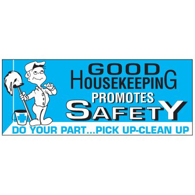 Housekeeping Safety Banner
