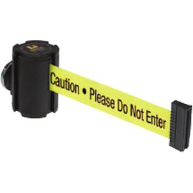 Beltrac® Magnetic Wallmount Retractable Belts - Caution Please Do Not Enter