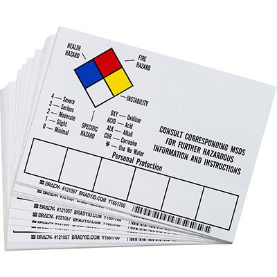 Blank Write-On NFPA Labels