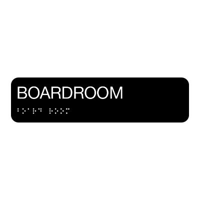 Boardroom - Standard Worded Braille Signs