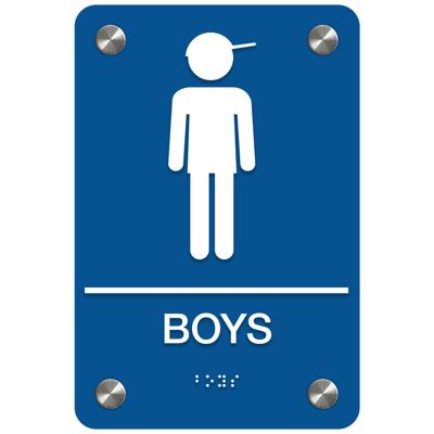 Boys - Premium ADA Restroom Signs