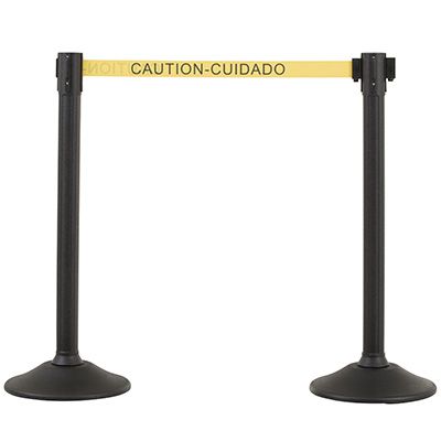 Caution Cuidado - Sentry Stanchions