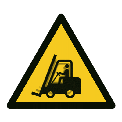 Seton Motion® Warning Sign "Forklift Operation"