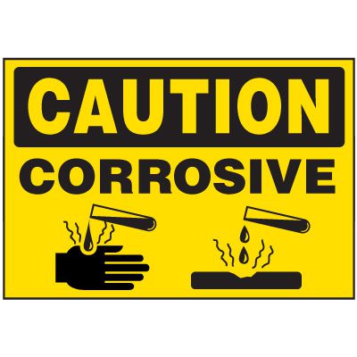 Chemical Labels - Corrosive