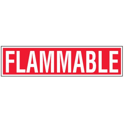 Chemical Labels - Flammable