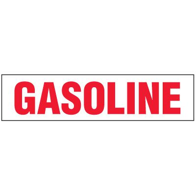 Chemical Labels - Gasoline
