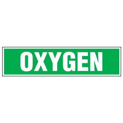 Chemical Labels - Oxygen