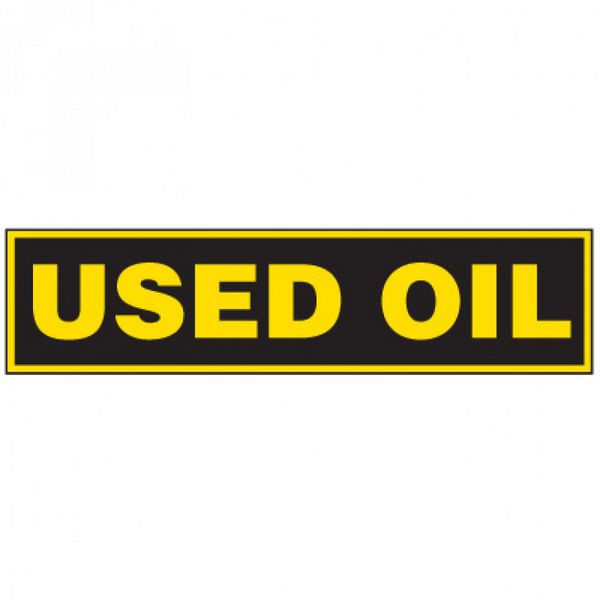 Chemical Labels - Used Oil