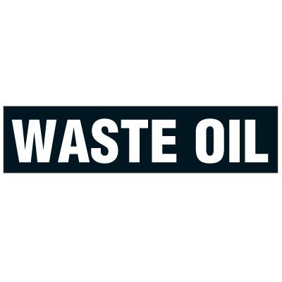 Chemical Labels - Waste Oil