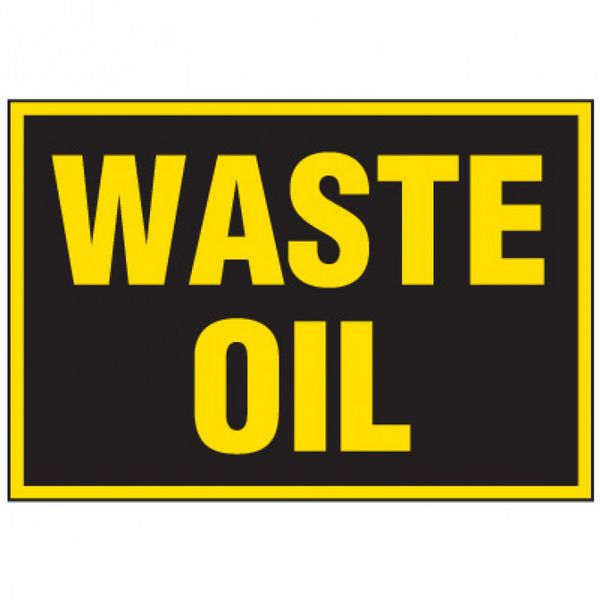 Chemical Labels - Waste Oil