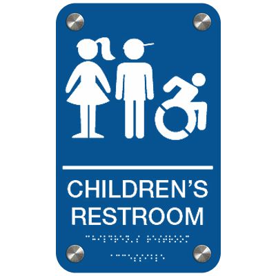 Children's Restroom Sign - Dynamic Accessibility