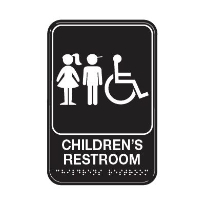 Children's Restroom Signs - Wheelchair Accessible