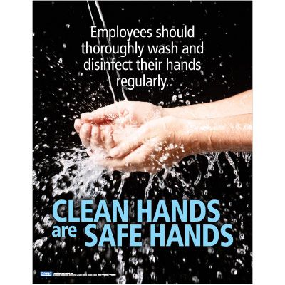 Hand Washing Posters - Safe Hands, Clean Hands