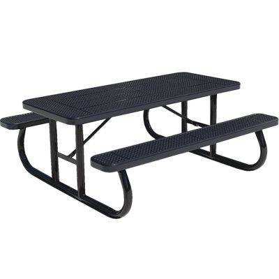 Coated Steel Rectangular Picnic Tables