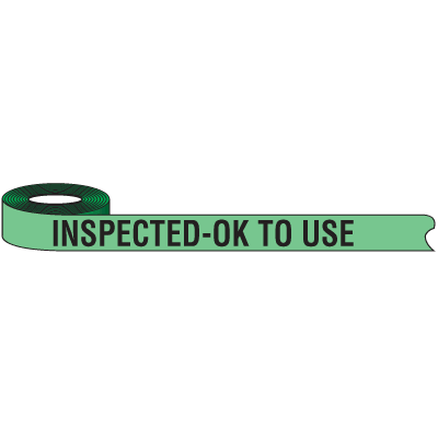 Color-Coded QC Shipping Tape - Inspected