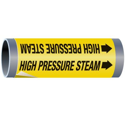 Ultra-Mark® Snap-Around High Performance Pipe Markers - High Pressure Steam