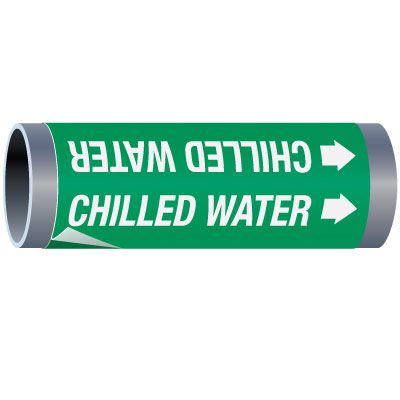 Ultra-Mark® Snap-Around High Performance Pipe Markers - Chilled Water