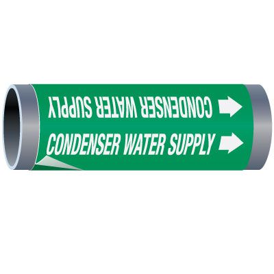 Ultra-Mark® Snap-Around High Performance Pipe Markers - Condenser Water Supply