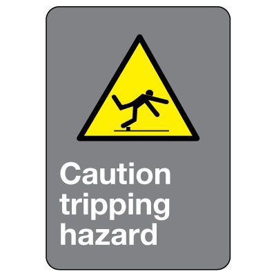 CSA Safety Sign - Caution Tripping Hazard