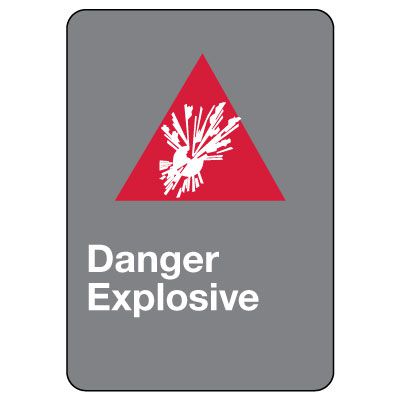 CSA Safety Sign - Danger Explosive