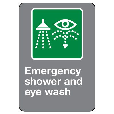 CSA Safety Sign - Emergency Shower And Eye Wash