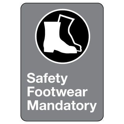 CSA Safety Sign - Safety Footwear Mandatory