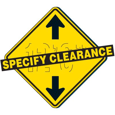 Custom Clearance Sign