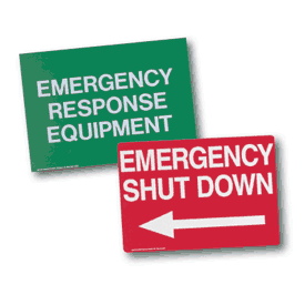 Custom Worded Fire & Emergency Signs