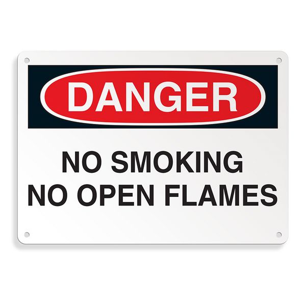 Danger Signs - No Smoking No Open Flames