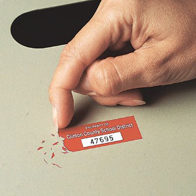 Destructible Vinyl Identification Tags