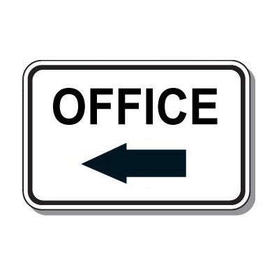Directional Parking Signs - Office (Left Arrow)