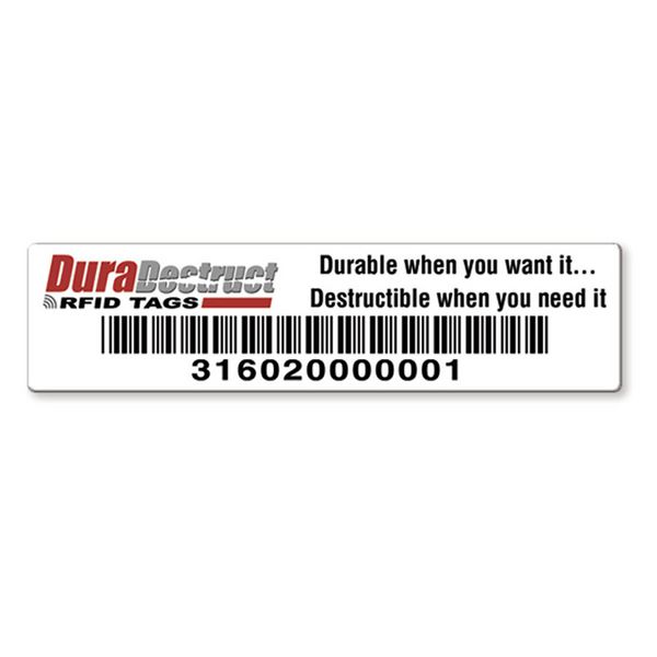 Custom DuraDestruct RFID Tags - Plastic