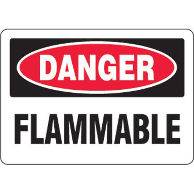 Eco-Friendly Signs - Danger Flammable