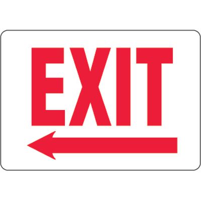 Eco-Friendly Signs - Exit