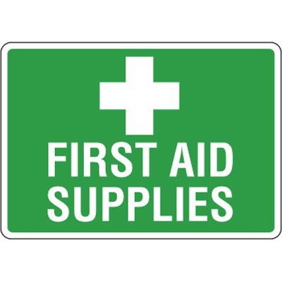 Eco-Friendly First Aid Signs - First Aid Supplies