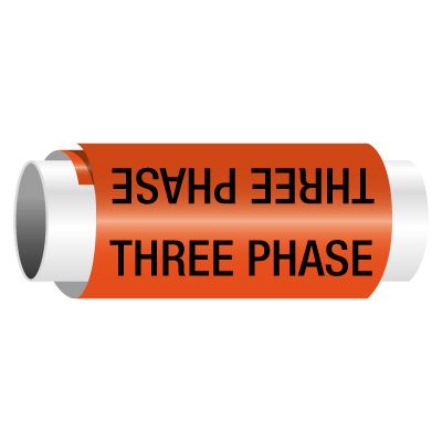 Three Phase - Snap-Around Electrical Markers
